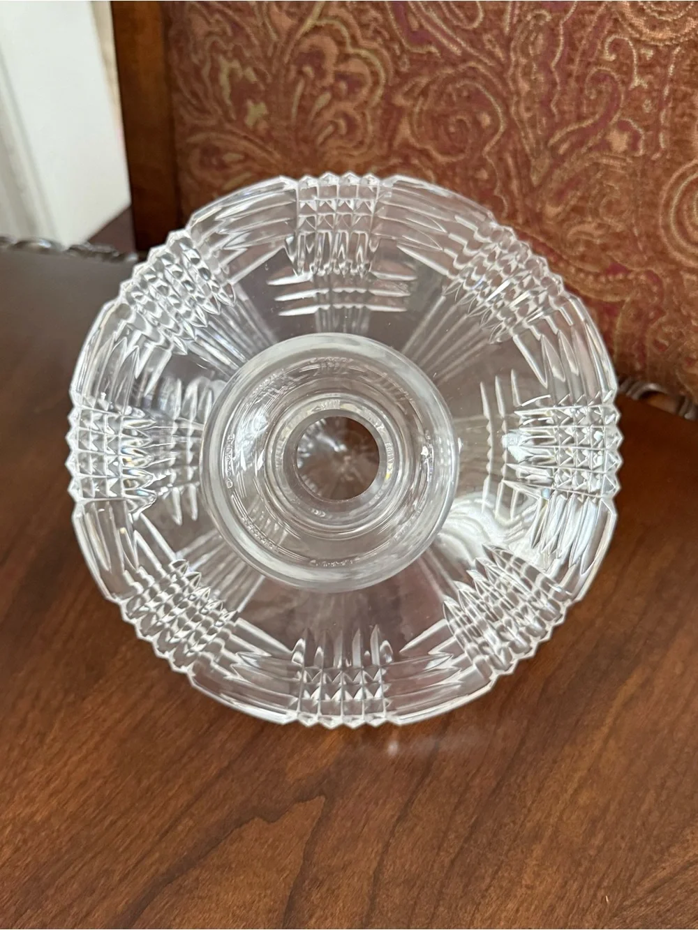 Astral Bovary Lead Crystal Side Resting Decanter Tilt Orbital Barware No Stopper